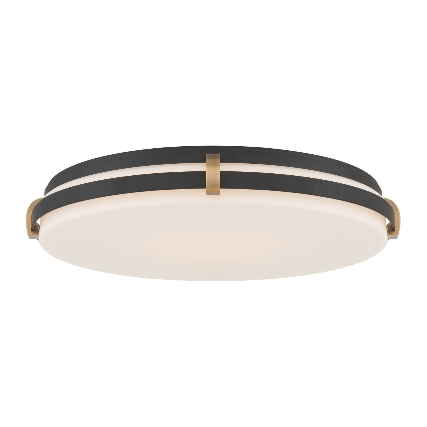 Minka-Lavery Arclume LED Flush Mount, Dark Matte Black