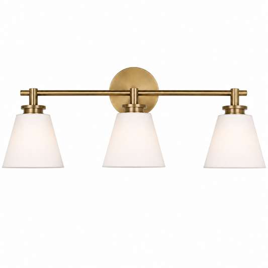 Eurofase Antique Rope 1-Light Bath Wall Sconce with Opal Glass