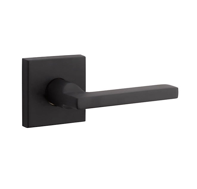 Baldwin Reserve Square Passage Door Lever, Satin Black