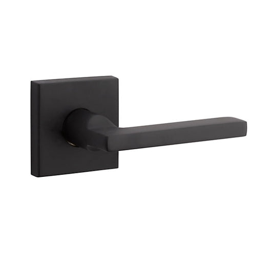 Baldwin Reserve Square Passage Door Lever, Satin Black