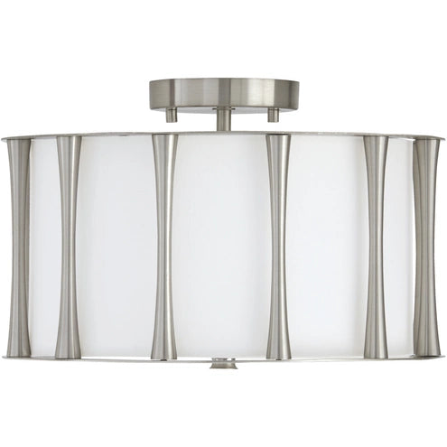 Capital Lighting Bodie 15 in. Convertible Semi-Flush/Pendant, Brushed Nickel