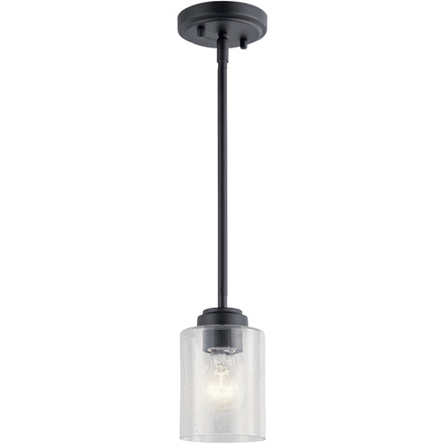 Kichler Winslow 1-Light Mini Pendant, Black
