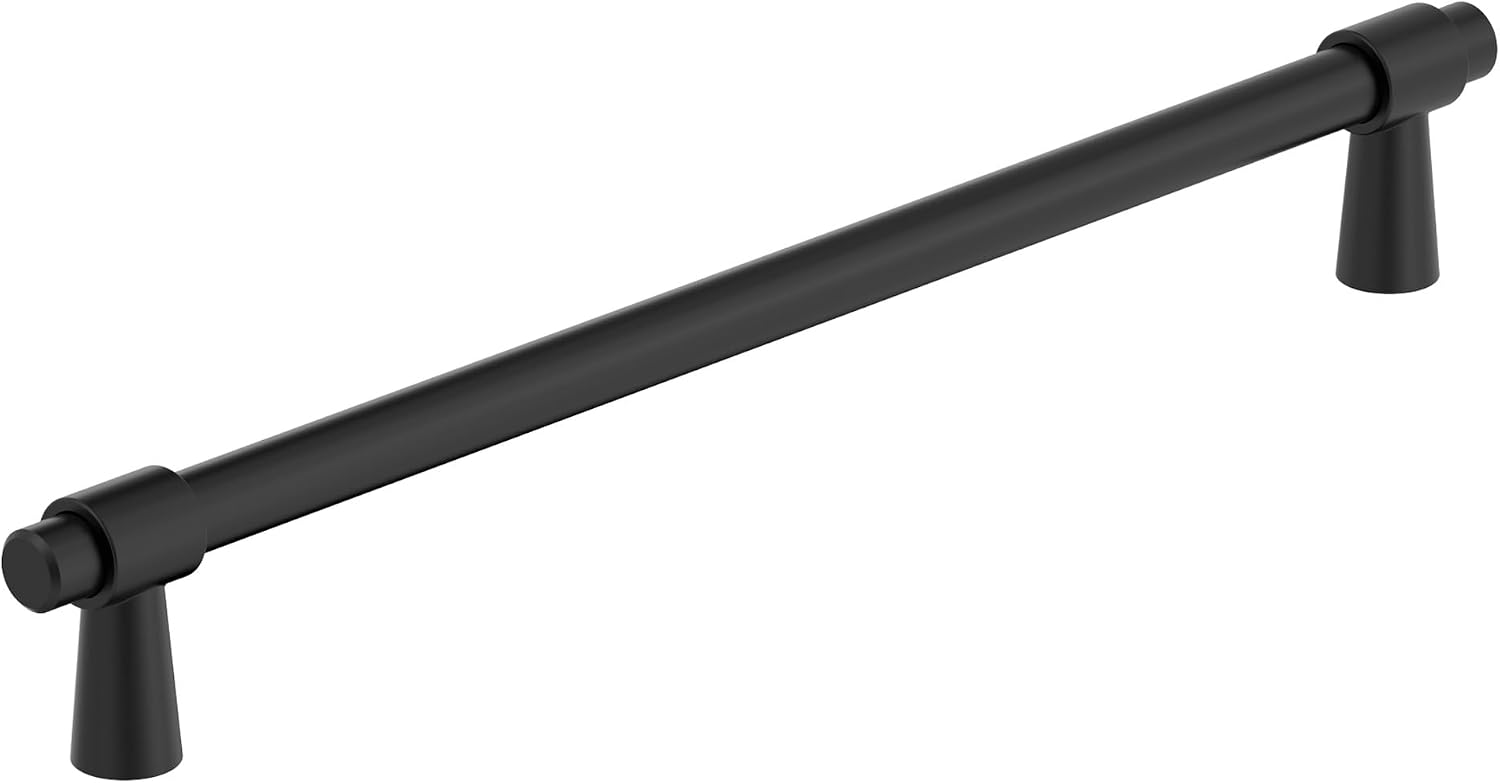 Amerock Destine 10-1/16 in. Drawer Pull, Matte Black