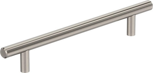 Amerock Bar Pulls 6-5/16 in. Drawer Pull, Satin Nickel