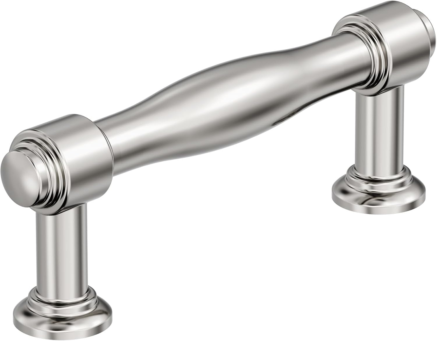 Amerock Enlivity 3 in. Drawer Pull, Polished Nickel