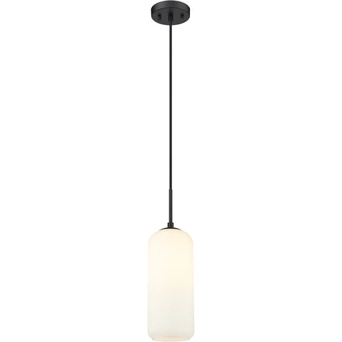 Z-Lite Monty 1-Light Mini Pendant, Matte Black