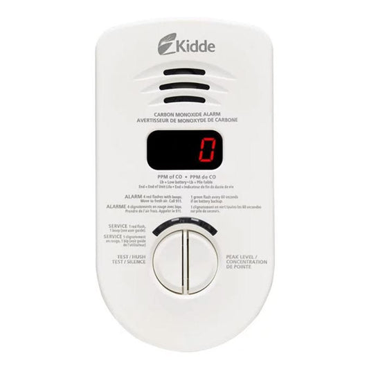Kidde 10-Year Worry-Free Plug-In Carbon Monoxide Detector with Digital Display