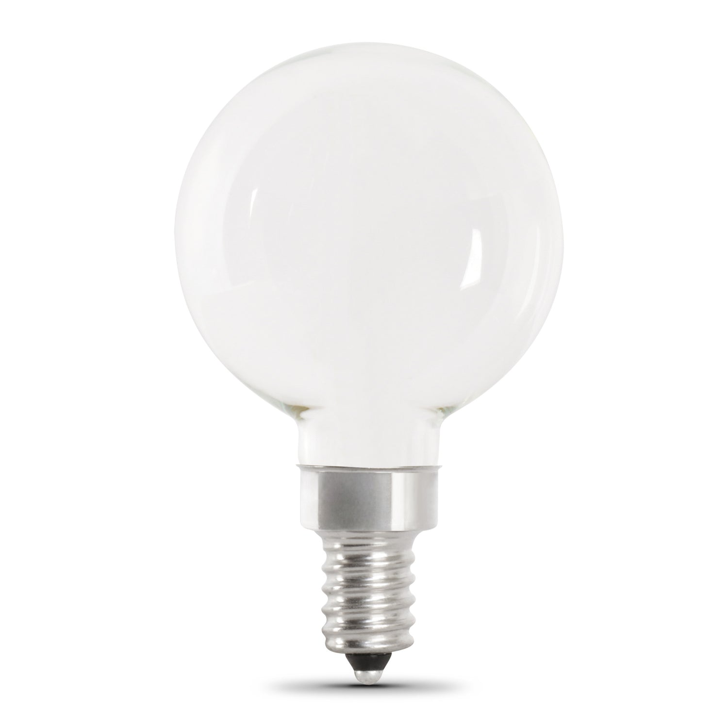 Feit Electric 40W Eq. G16.5 Globe Dimmable Filament LED Edison Bulb, Daylight 5000K (12-Pack)