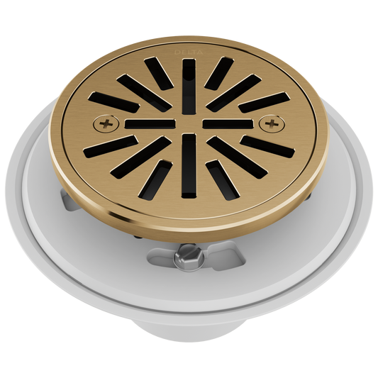 Delta Shower Drain, Champagne Bronze
