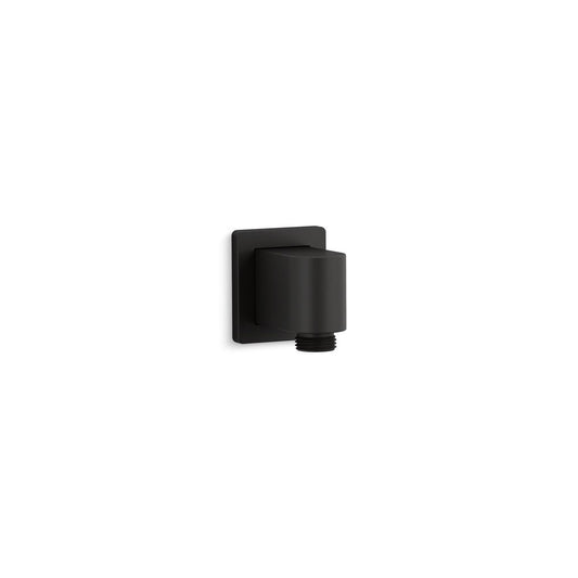 Kohler Awaken Wall Supply Elbow w/ Check Valve, Matte Black
