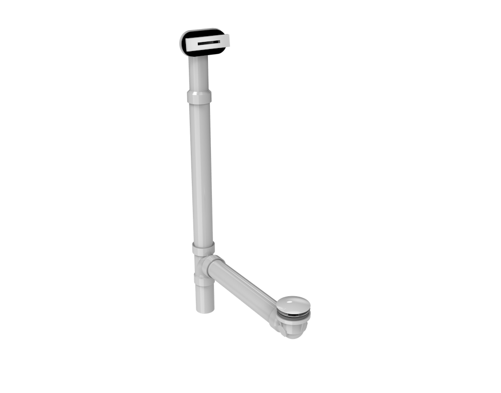 Jacuzzi Linear Overflow Toe-Tap Drain and Overflow Kit