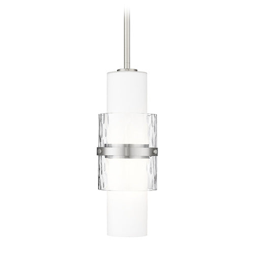 Z-Lite Cayden 1-Light Mini Pendant, Brushed Nickel