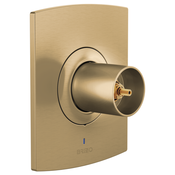 Brizo Thermostatic Shower Valve Trim Only, Luxe Gold