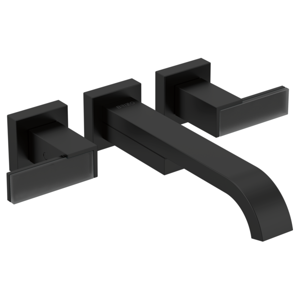 Brizo Roman Tub Filler Trim with Lever Handles, Matte Black