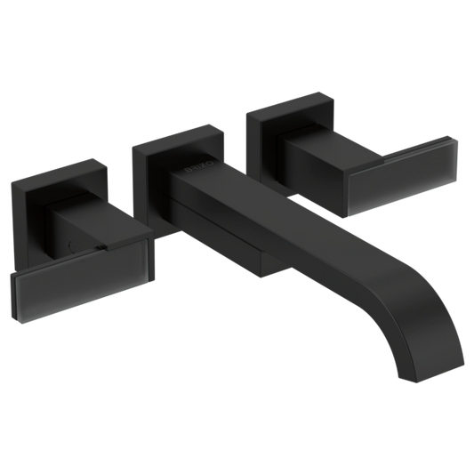 Brizo Roman Tub Filler Trim with Lever Handles, Matte Black