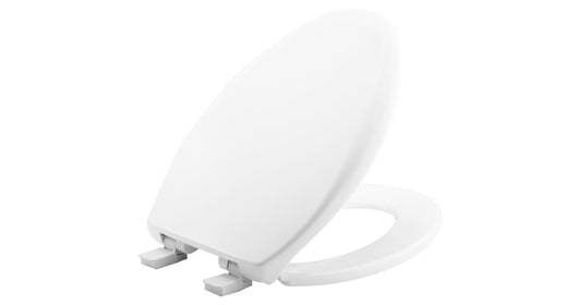 Bemis Affinity Elongated Closed-Front Toilet Seat, White