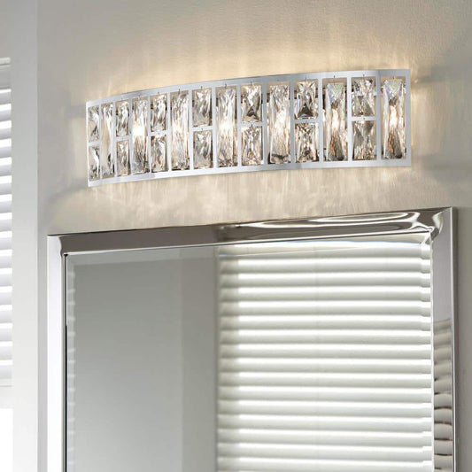Home Decorators Collection Kristella 24 in. 5-Light Vanity Light, Chrome