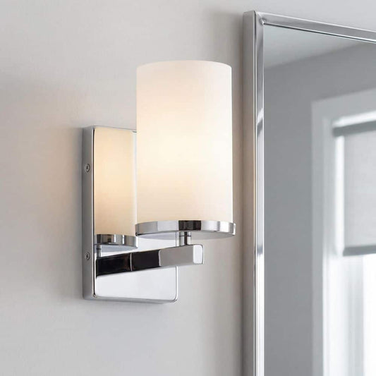 Kichler Crosby 1-Light Bathroom Wall Sconce, Chrome