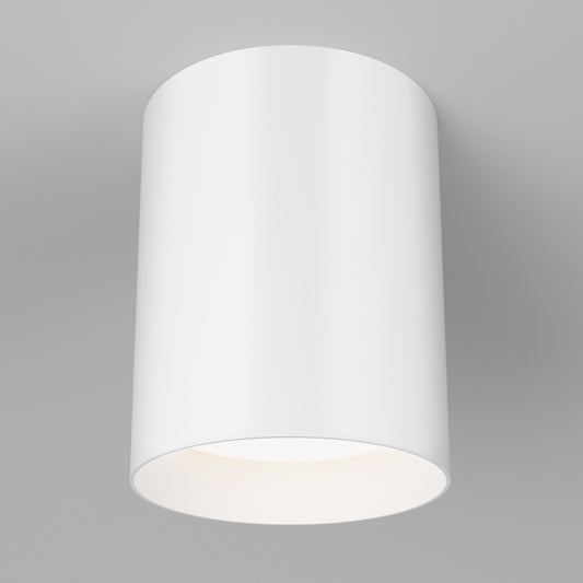 Artika Radius 4.72 in. 1-Light Matte Black Selectable 3-CCT Integrated LED Flush Mount Light