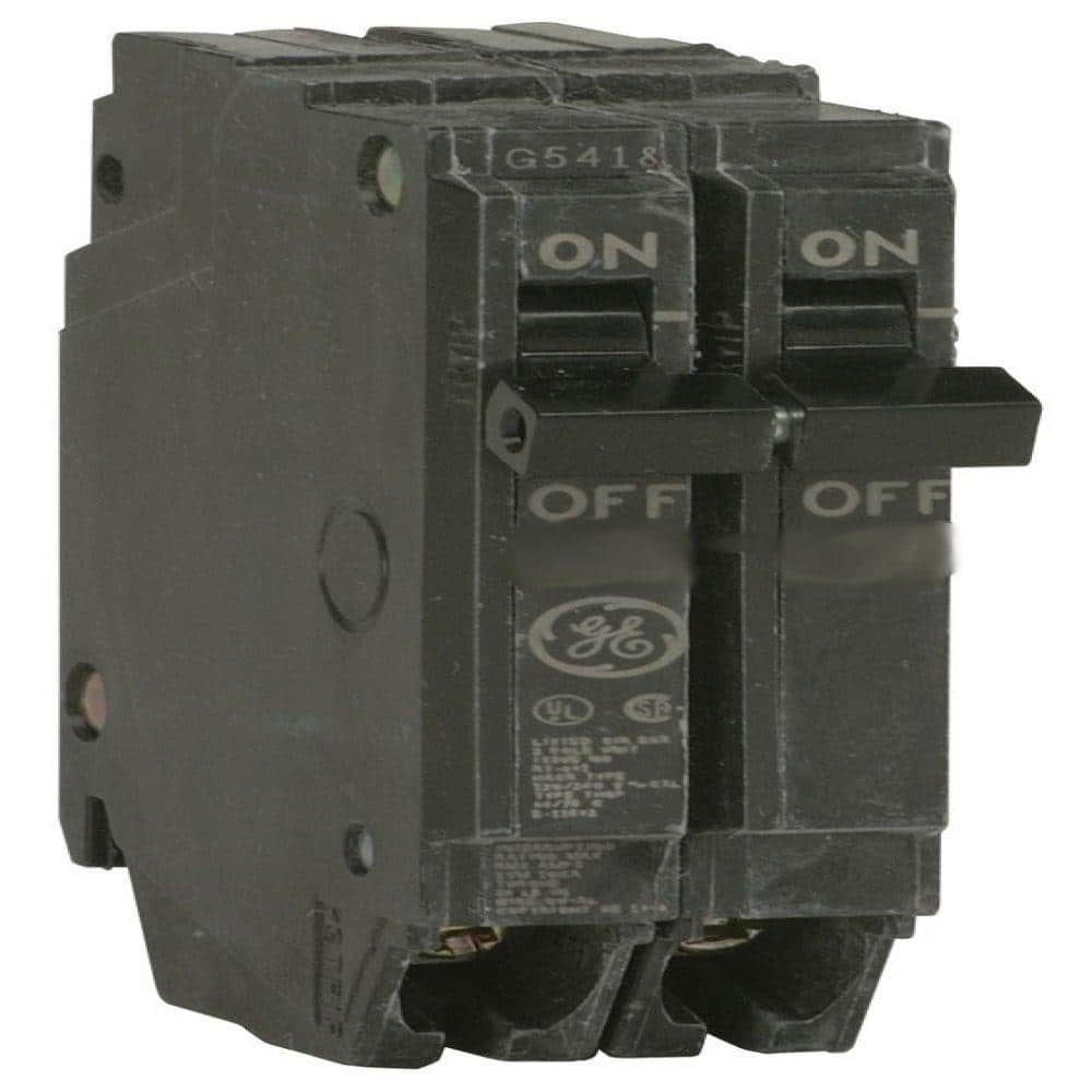 GE Q-Line 15 Amp 1 in. 2-Pole Circuit Breaker, THQP215