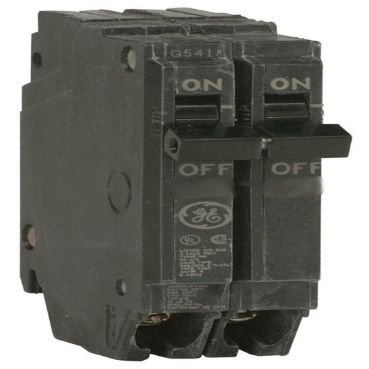 GE Q-Line 15 Amp 1 in. 2-Pole Circuit Breaker, THQP215