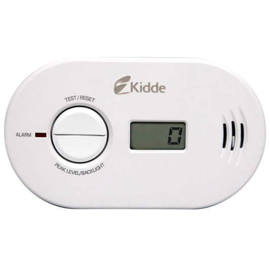 Kidde Firex AA Battery Powered Carbon Monoxide Detector with Digital Display and LED Warning Lights
