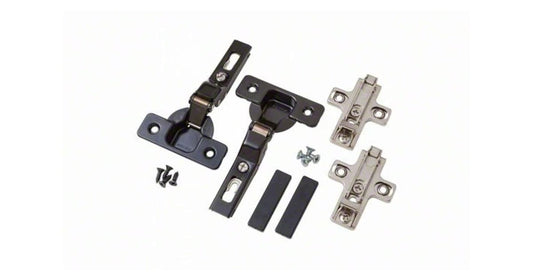 Knape and Vogt Concealed Euro Cabinet Door Hinge Kit, Partial Overlay (Pair)