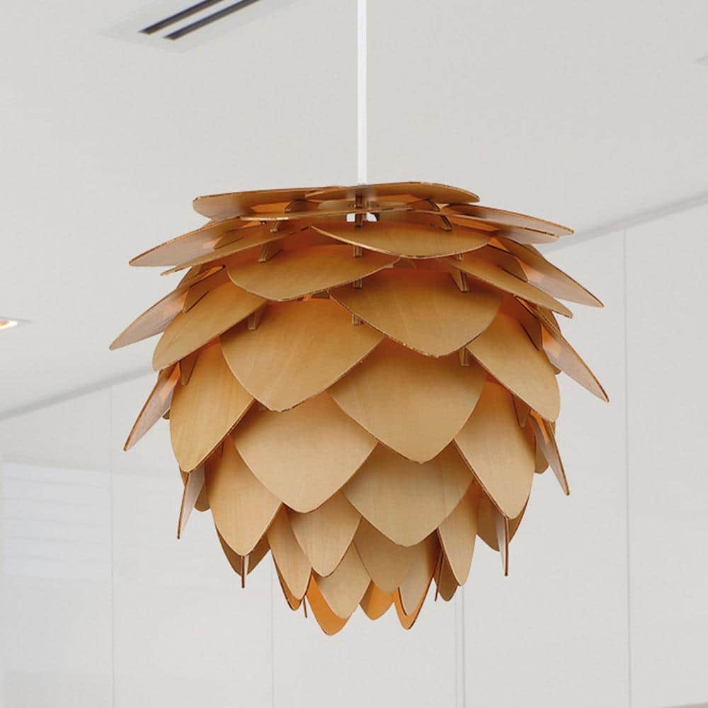 Designers Fountain 1-Light Kula Wood Hanging Pendant
