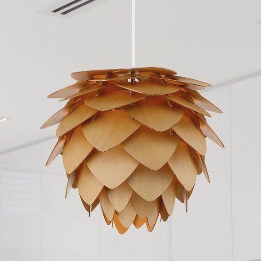 Designers Fountain 1-Light Kula Wood Hanging Pendant