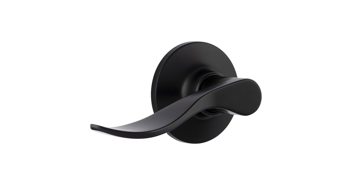Miseno Torry Wave Passage Door Lever Set, Satin Nickel