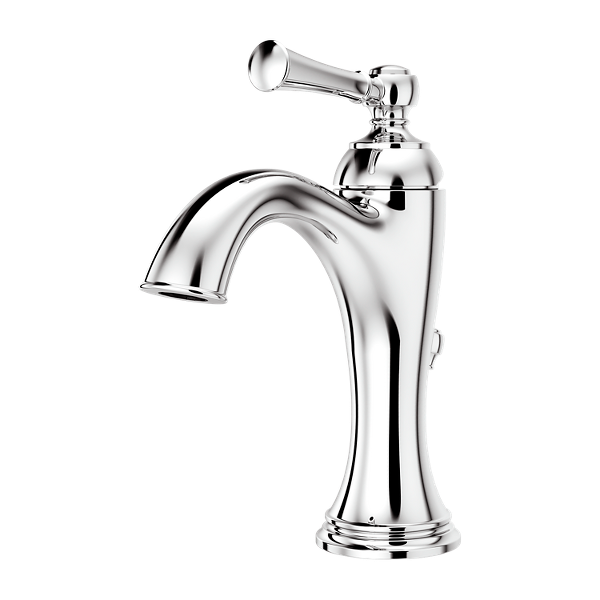 Pfister Tisbury Single-Control Bathroom Faucet, Polished Chrome