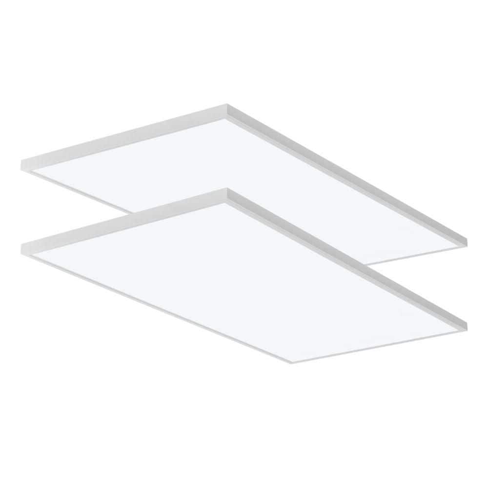 Lithonia Lighting CPANL 2 ft. x 4 ft. White Semi-Gloss Integrated LED Flat Panel
