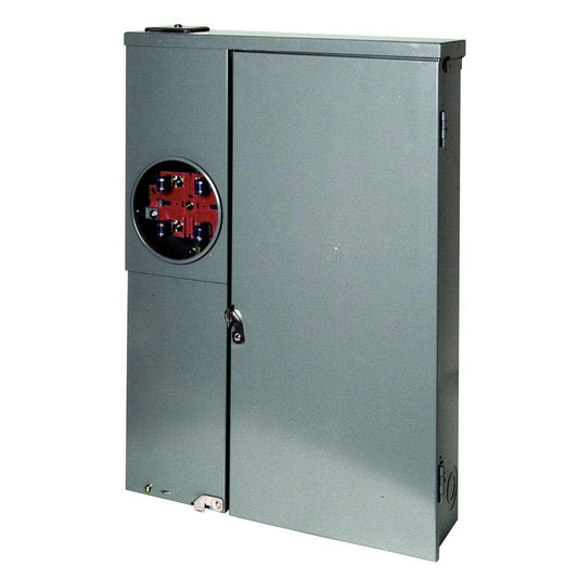 Square D Homeline 200 Amp 8-Space 16-Circuit Outdoor Surface Mount Main Breaker CSED