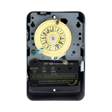 Intermatic T101 40 Amp 24-Hour SPST Mechanical Time Switch with Indoor Enclosure