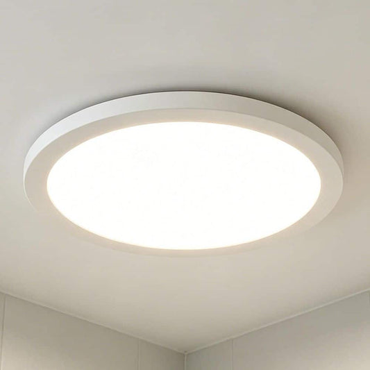11.8 in. 24-Watt White Integrated LED Flush Mount Ceiling Light