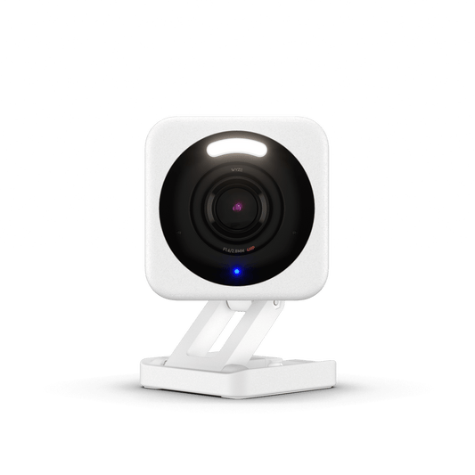 Wyze Cam v4 2.5K QHD Indoor/Outdoor Plug-In Smart Security Camera, White